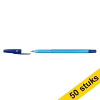 123inkt 123inta Bolígrafo con capuchón azul (50 uds)  300979