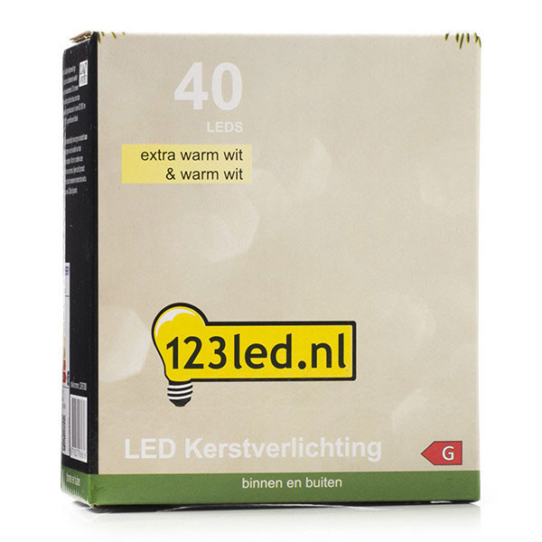 123inkt Guirnalda 120 luces led | Blanco extra cálido y cálido | 12 metros  426442 - 8