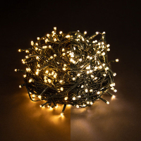 123inkt Guirnalda 480 luces led | Blanco extra cálido y cálido | 39 metros  426446