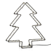 Árbol luminoso 3D a pilas 26 cm | Blanco extra cálido y cálido | 200 luces | Negro LDR07286 - 2