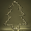 Árbol luminoso 3D a pilas 26 cm | Blanco extra cálido y cálido | 200 luces | Negro LDR07286 - 4