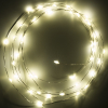 Alambre luminoso a pilas 2 m | Blanco extra cálido y cálido | 40 luces | Plateado LDR07280 - 3