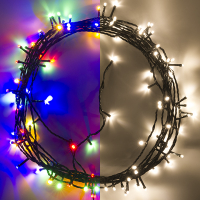 Luces de Navidad 12 m | Multicolor y blanco cálido | 120 luces LDR07179