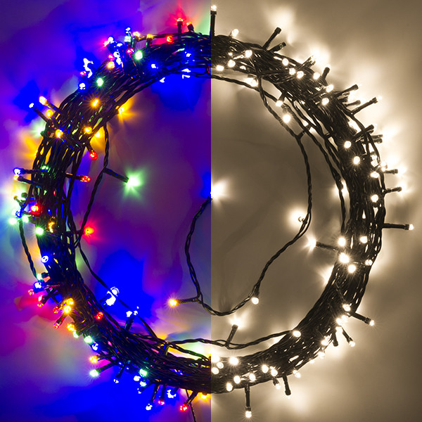 Luces de Navidad 21 m | Multicolor y blanco cálido | 240 luces LDR07181 - 1