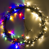 Luces de Navidad a pilas 7,5 m | Multicolor y blanco cálido | 96 luces con temporizador LDR07295 - 1