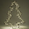 123tinta Árbol luminoso 3D a pilas 36 cm | Blanco extra cálido y cálido | 300 luces | Negro LDR07272 - 4