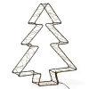 123tinta Árbol luminoso 3D a pilas 36 cm | Blanco extra cálido y cálido | 300 luces | Negro LDR07272 - 2