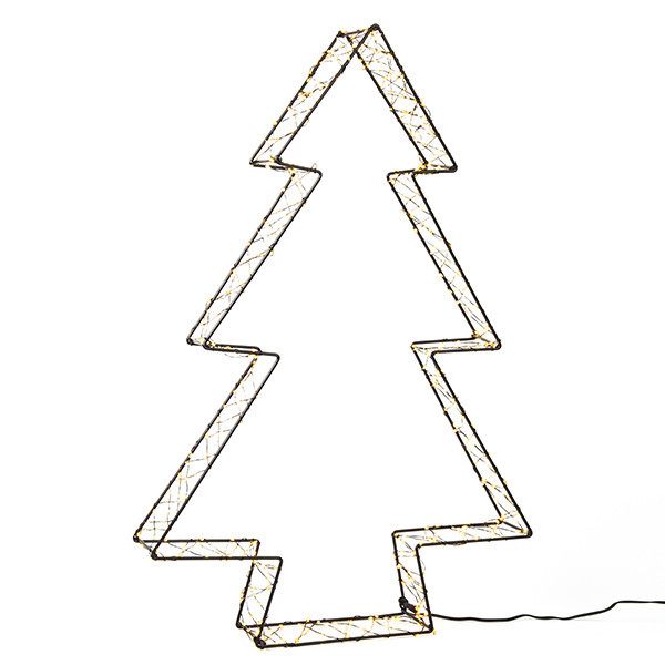 123tinta Árbol luminoso 3D a pilas 56 cm | Blanco extra cálido y cálido | 540 luces | Negro LDR07273 - 2