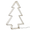 123tinta Árbol luminoso 3D a pilas 56 cm | Blanco extra cálido y cálido | 540 luces | Negro LDR07273 - 2