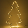 123tinta Árbol luminoso 3D a pilas 56 cm | Blanco extra cálido y cálido | 540 luces | Negro LDR07273 - 3