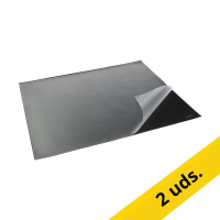 123tinta Alfombrilla de escritorio negra 65 x 52 cm | Pack 2 uds