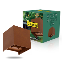 123tinta Aplique de pared exterior G9 Iluminación Up & Down IP65 Color óxido LDR08866