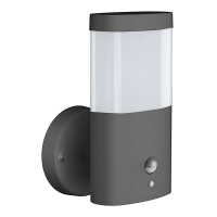 123tinta Aplique de pared exterior con sensor 4 en 1 Turín 3000K 1000 lúmenes Gris oscuro LDR08736