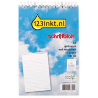 123tinta Bloc de notas A5 rayado 70 gramos 100 hojas con cabezal en espiral K-5505-SPC 300593