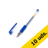 123tinta Bolígrafo de gel azul | Pack 10 uds 300436 - 1