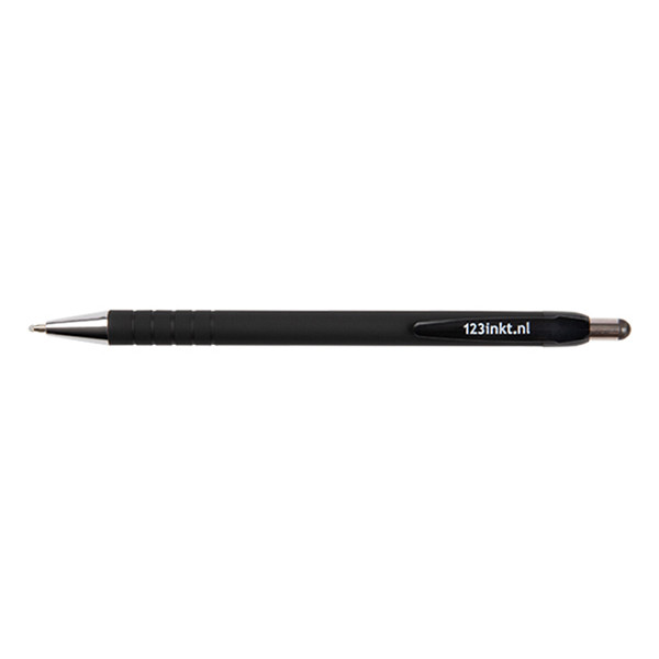 123tinta Bolígrafo de punta ultrasuave color negro (1 mm) 301667 - 1