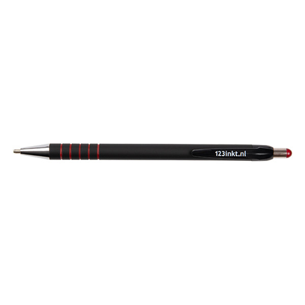 123tinta Bolígrafo de punta ultrasuave color rojo (1 mm) 301669 - 1