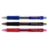 123tinta Bolígrafos de gel azul, negro y rojo | Pack 3 uds 301169