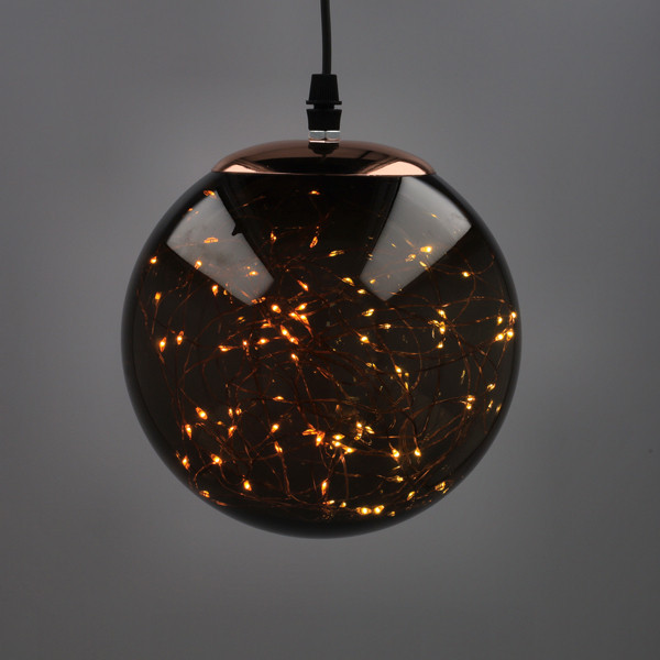 123tinta Bola luminosa a pilas Ø 18 cm | Blanco extra cálido y cálido |80 luces LDR07337 - 1