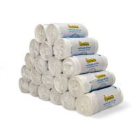 123tinta Bolsas Basura HDPE Blancas 20 litros | Pack 10 x 50 uds