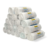 123tinta Bolsas Basura HDPE Blancas 35 litros | Pack 10 x 50 uds