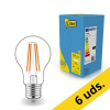 123tinta Bombilla LED E27 redonda luz cálida (7W) | Pack 6 uds LDR01791 - 1