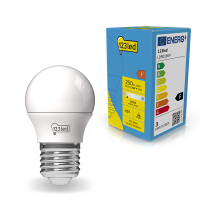 123tinta Bombilla LED E27 redonda mate luz cálida (2.5W) LDR01804