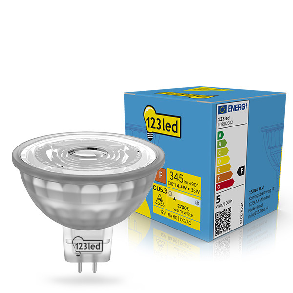 123tinta Bombilla LED GU5.3  2700K regulable  4,4W (35W) LDR02302 - 1