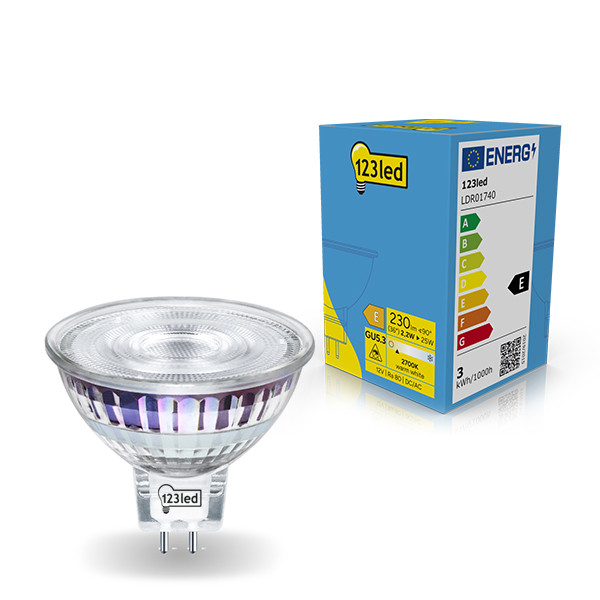 123tinta Bombilla LED GU5.3 foco luz cálida (2,2W) LDR01740 - 1
