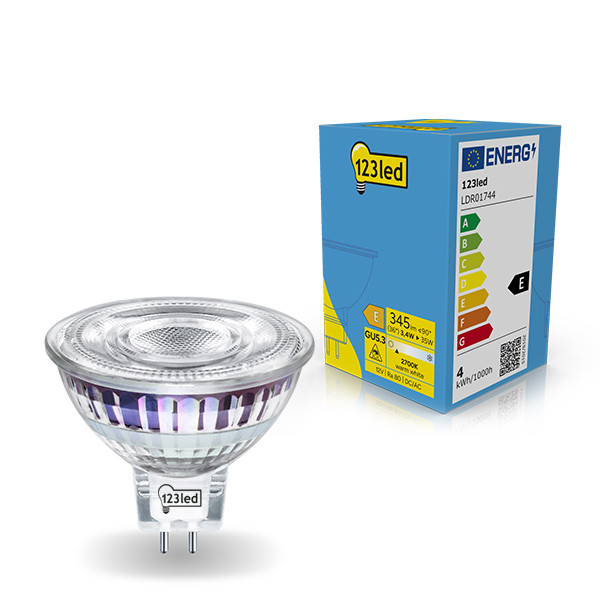123tinta Bombilla LED GU5.3 foco luz cálida (3,4W) LDR01744 - 1