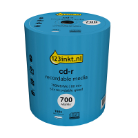 123tinta CD-R 80 minutos | 100 unds