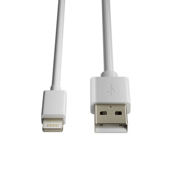 123tinta Cable de carga Lightning blanco (1 metro) 302265 - 1