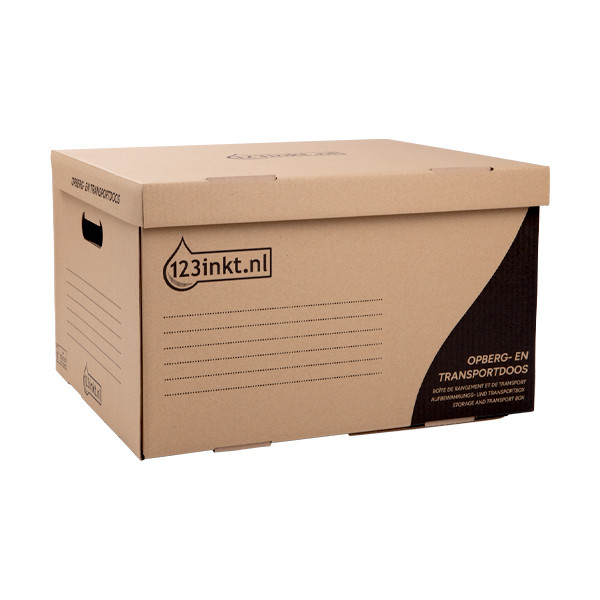 123tinta Caja de almacenamiento y transporte A4/folio 433 x 364 x 263 mm (10 unidades) 302069 - 1
