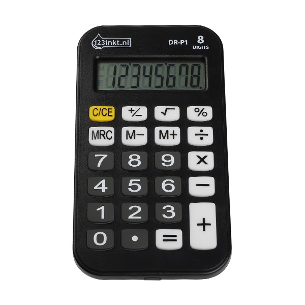 123tinta Calculadora DR-P1 de bolsillo 7261090C HL-820VERC KTC-TI-1706SVC TI-501C TI-503SVC 390527 - 2