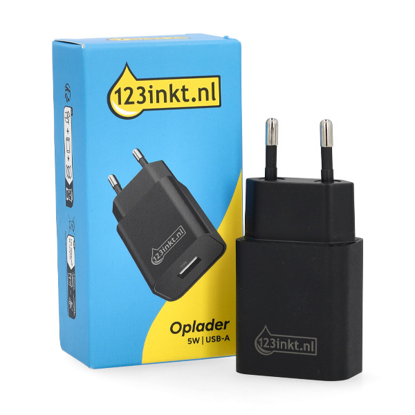123tinta Cargador USB-A de 5W negro 302913 - 4