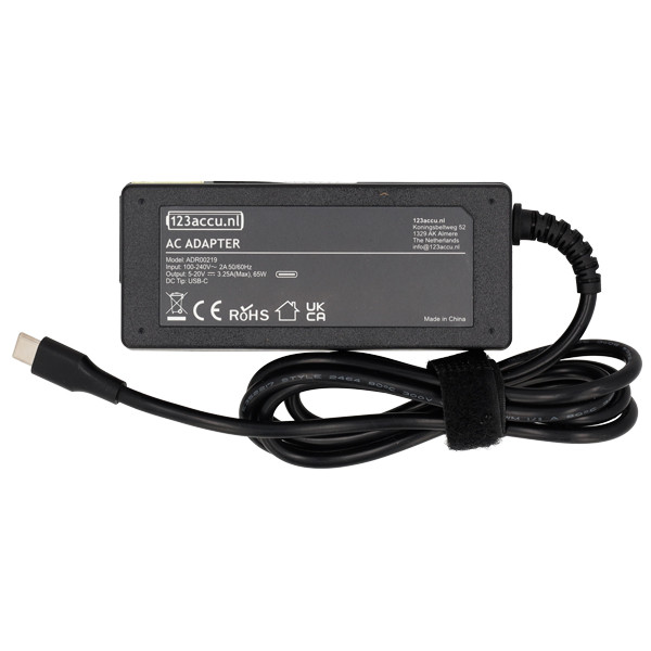 123tinta Cargador universal USB-C 65W (5V - 20V, 3,25A, 65W) ADR00219 - 2
