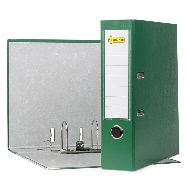 123tinta Carpeta Archivador A4 plastico verde 80mm 300179 - 1