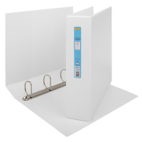 123tinta Carpeta de anillas panorámica con 4 anillas en D de 50 mm, color blanco FSC® Mix 70 % 301072