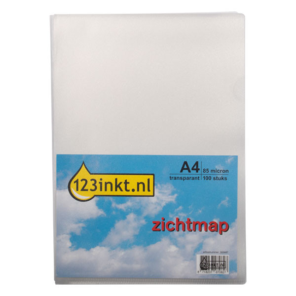 123tinta Carpeta transparente A4 85 micras (100 piezas) 54852C 300447 - 1