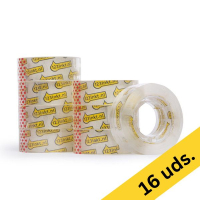 123tinta Cinta adhesiva 19 mm x 33m | Pack 16 uds
