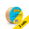 123tinta Cinta de Embalaje Papel Marrón 50mm x 50m | Pack 3 rollos 302009 - 1