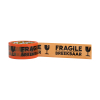 123tinta Cinta de advertencia naranja  'Frágil' 50 mm x 66 m (1 rollo) 301781 - 2