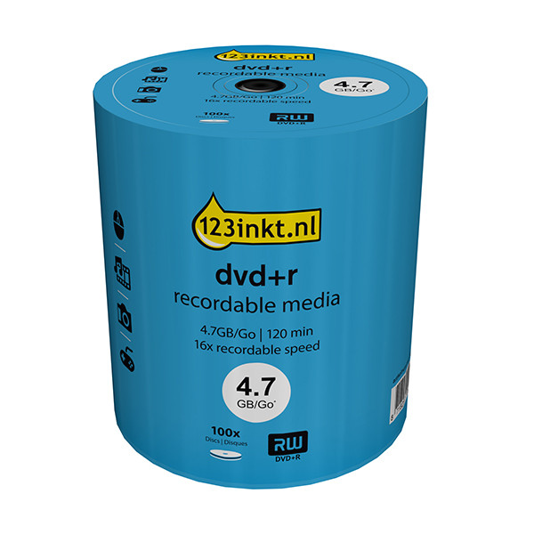 123tinta DVD+R - 100 unidades 301230 - 1