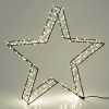 123tinta Estrella de 36 cm | Blanco extra cálido y cálido | 300 luces | Negro LDR07266 - 4