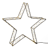123tinta Estrella de 36 cm | Blanco extra cálido y cálido | 300 luces | Negro LDR07266 - 2