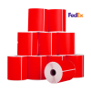 123tinta Etiquetas de envío FedEx rojas 102 x 152 mm | Pack 10 uds 653267 - 1