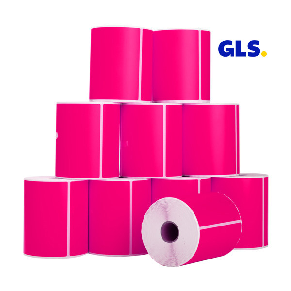 123tinta Etiquetas de envío GLS color rosa 102 x 152 mm (10 unidades) 653213 - 1