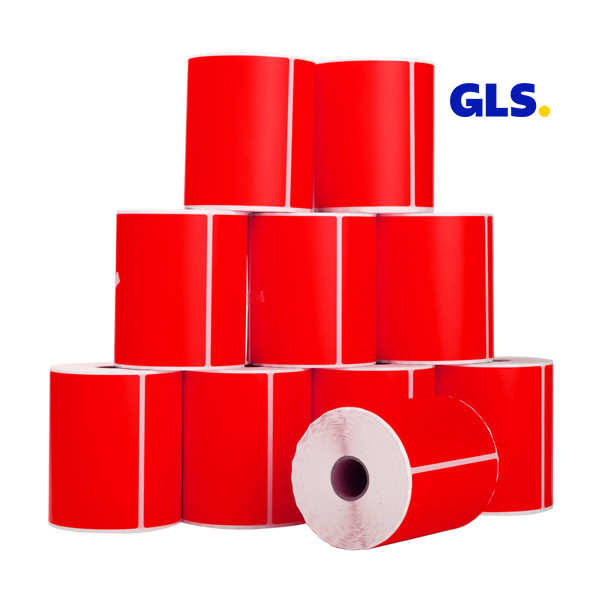 123tinta Etiquetas de envío GLS rojas 102 x 152 mm | Pack 10 uds 653207 - 1