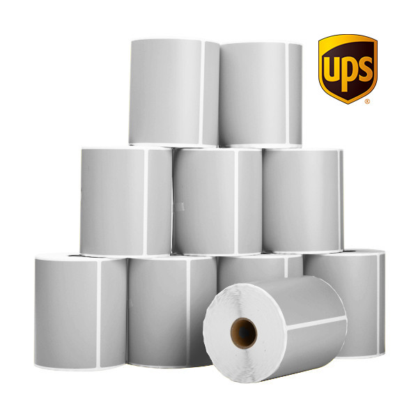 123tinta Etiquetas de envío UPS plateadas 102 x 152 mm (10 unidades) 653154 - 1