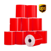 123tinta Etiquetas de envío UPS rojas de 102 x 152 mm | Pack 10 uds 653147 - 1